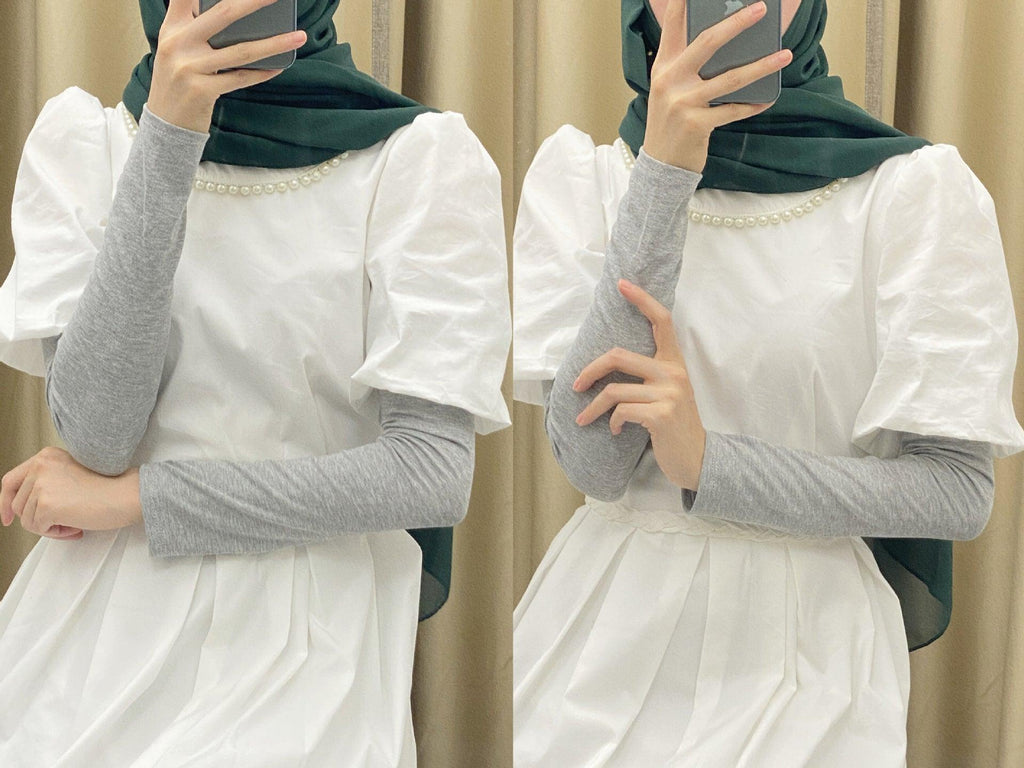 Mariam's Collection MAC120 Solid Color Modal Cotton Stretch Ice Sleeves — feature highlight