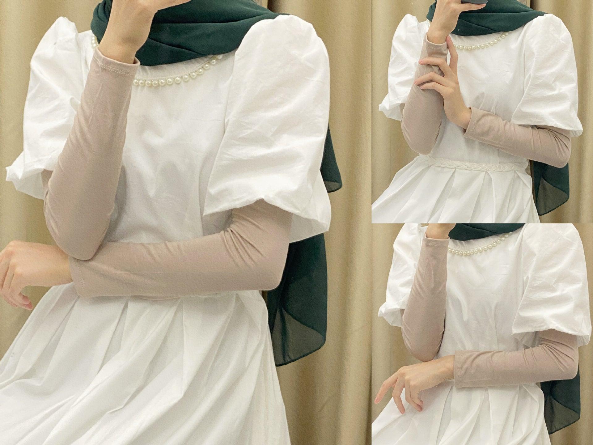 Mariam's Collection MAC120 Solid Color Modal Cotton Stretch Ice Sleeves — detail shot 9