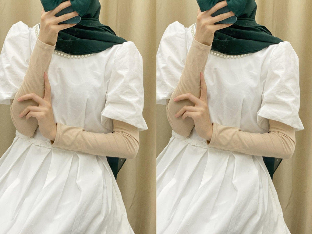 Mariam's Collection MAC120 Solid Color Modal Cotton Stretch Ice Sleeves — detail shot 10