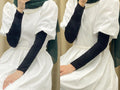 Mariam's Collection MAC120 Solid Color Modal Cotton Stretch Ice Sleeves — construction detail