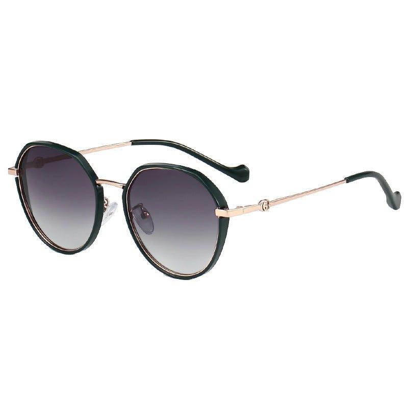 Mariam's Collection MAC121 Sun Protection UV Protection Polarized Sunglasses — Mariam's Collection branding close-up