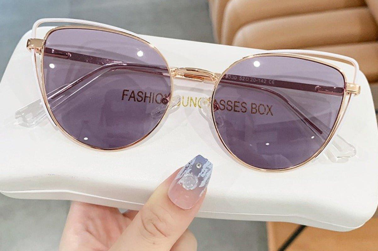 Mariam's Collection MAC122 Cat Eye Sunglasses — construction detail