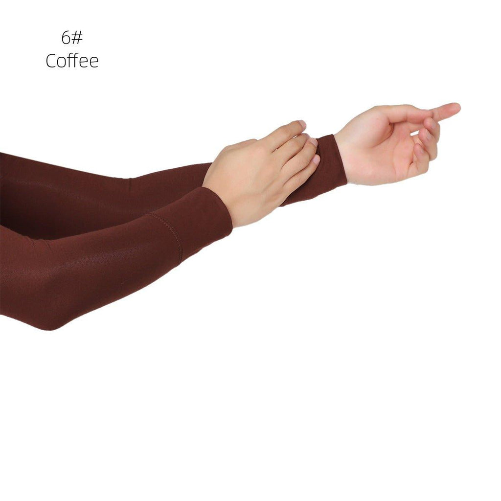 Mariam's Collection MAC123 Soft Skin-friendly Elastic Modal Cotton Base Ice Sleeves — comparison shot