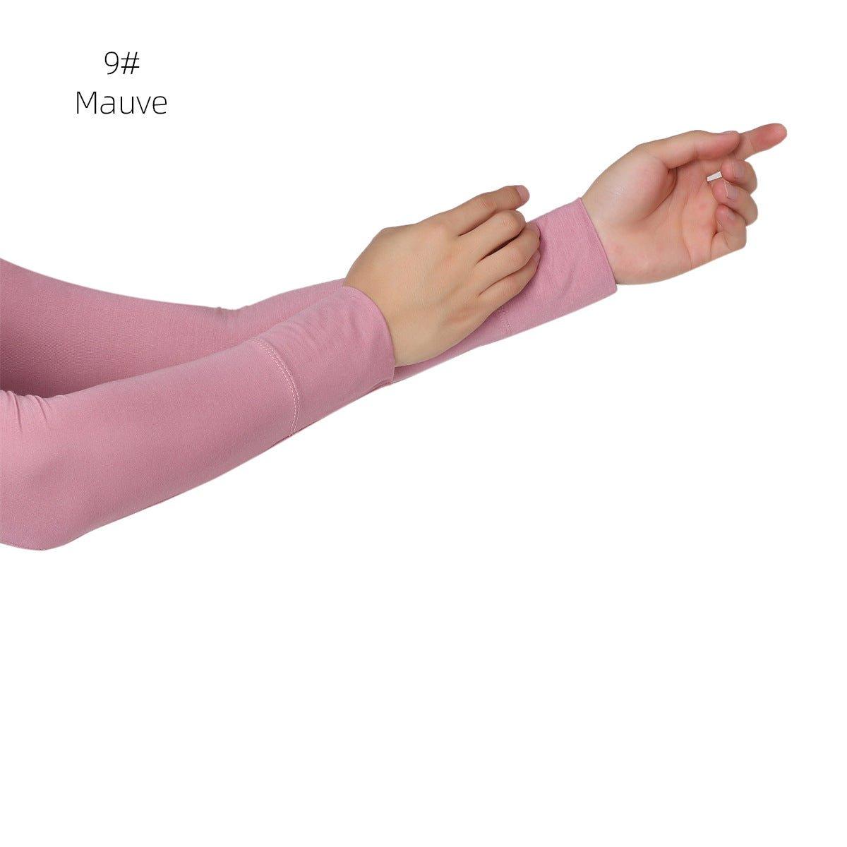 Mariam's Collection MAC123 Soft Skin-friendly Elastic Modal Cotton Base Ice Sleeves — product on model