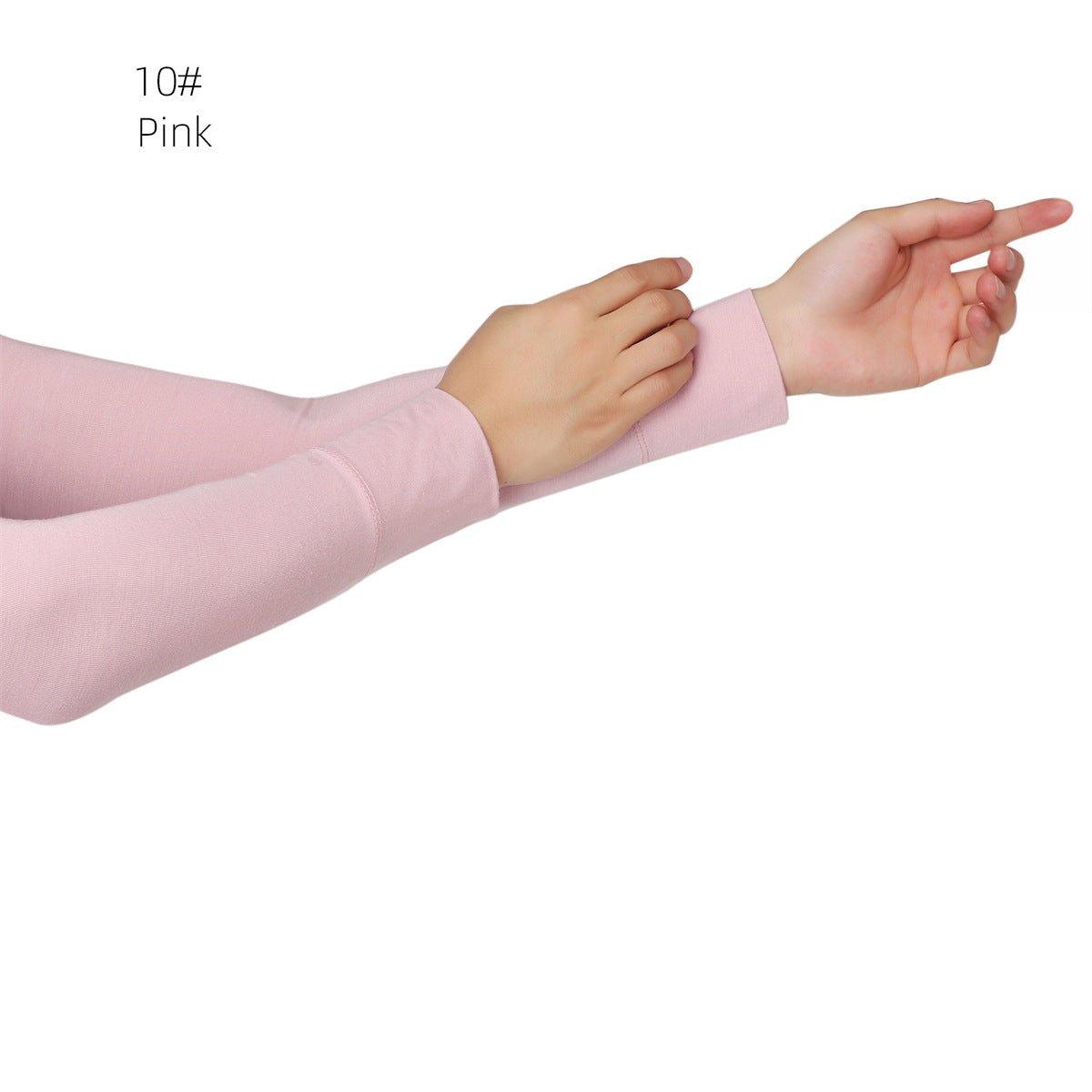 Mariam's Collection MAC123 Soft Skin-friendly Elastic Modal Cotton Base Ice Sleeves — flat-lay composition