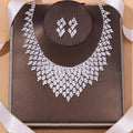 Mariam's Collection Mariam's Collection MAC128  Stylish Rhinestone Tassel Jewelry Set — lifestyle worn / used context