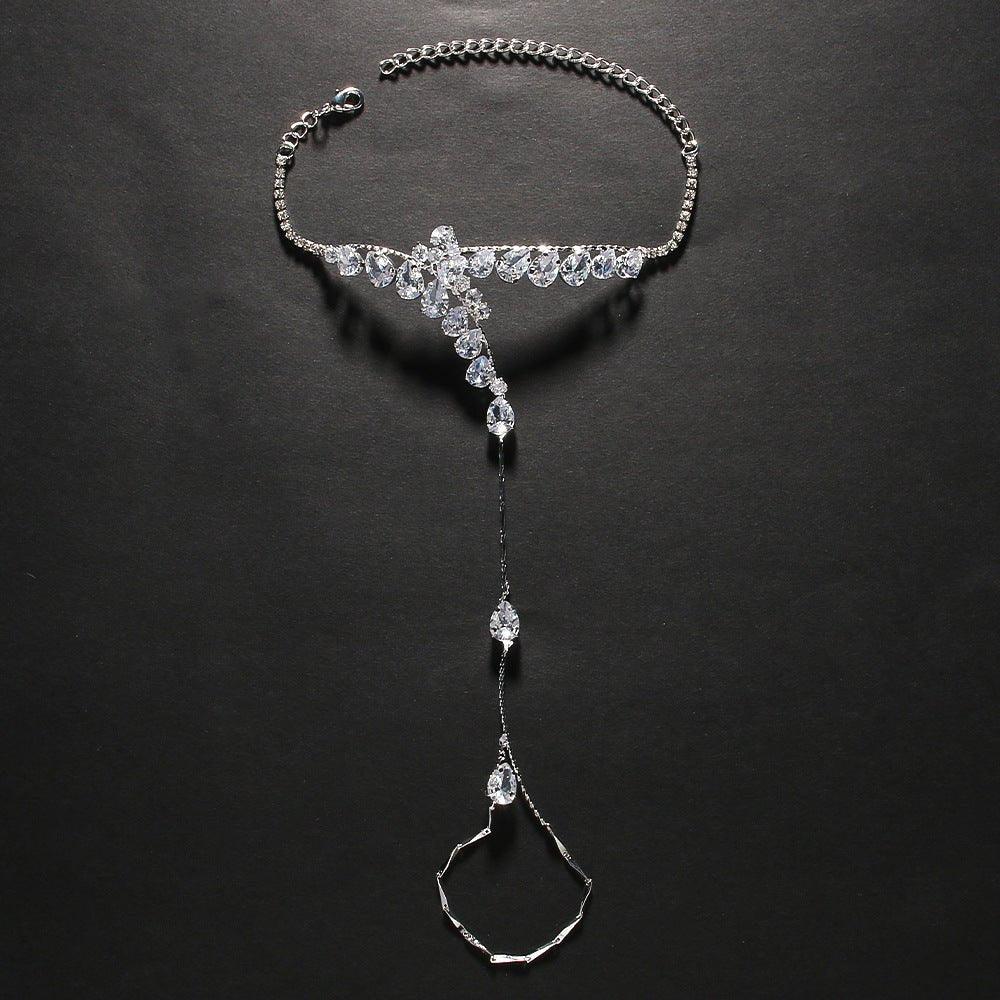 Mariam's Collection Mariam's Collection MAC131  Water Drop Zircon High-end Bracelet — lifestyle worn / used context