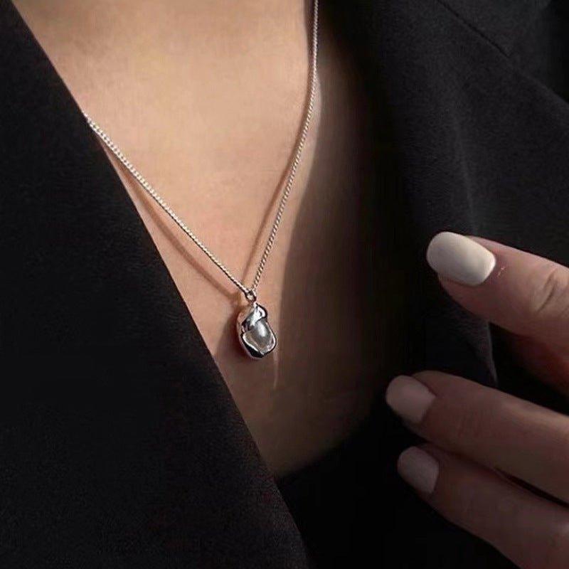 Mariam's Collection Mariam's Collection MAC136 High-end Pendant Pearl Necklace — construction detail