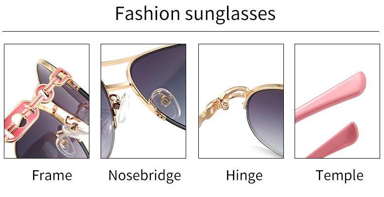 Mariam's Collection Mariam's Collection MAC140 Metal Fashion Sunglasses — detail shot 6
