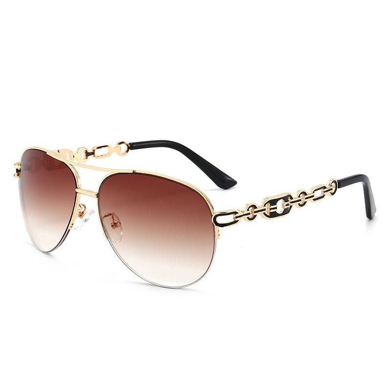 Mariam's Collection Mariam's Collection MAC140 Metal Fashion Sunglasses — construction detail
