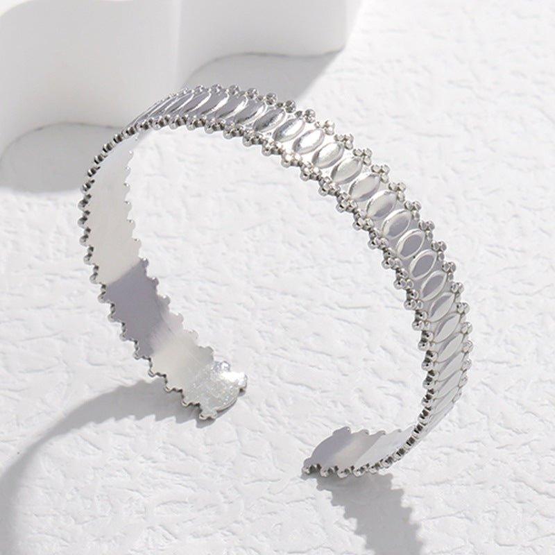 Mariam's Collection MAC143 Titanium Steel Colorfast Adjustable Bracelet — main product shot