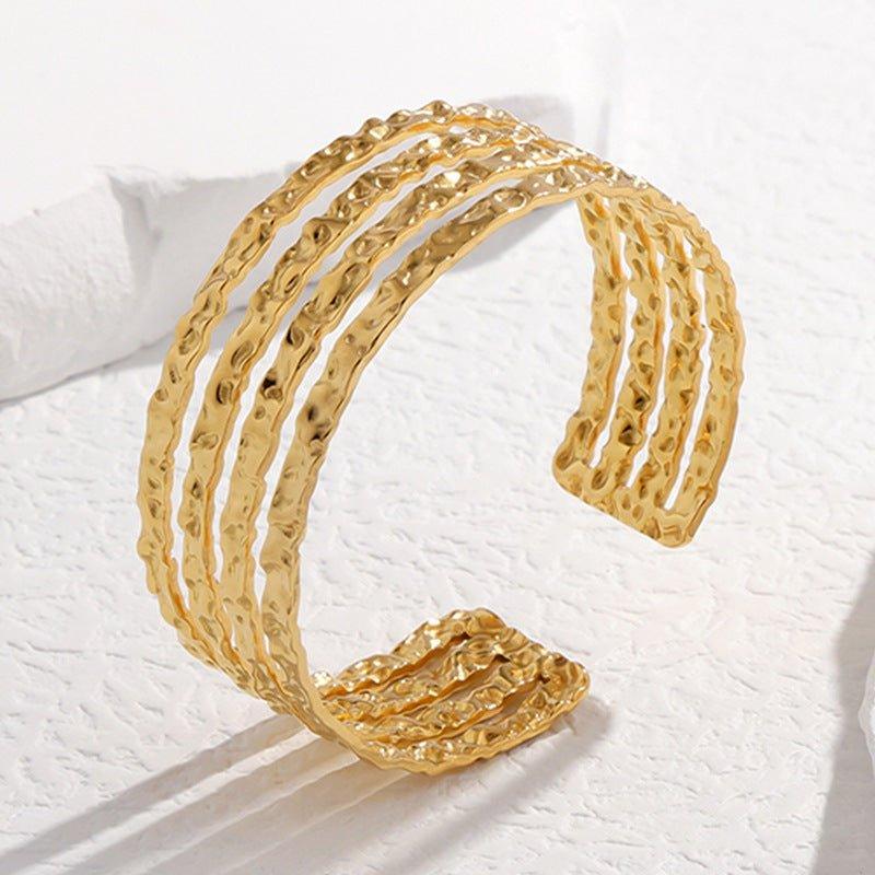 Mariam's Collection MAC143 Titanium Steel Colorfast Adjustable Bracelet — detail shot 7