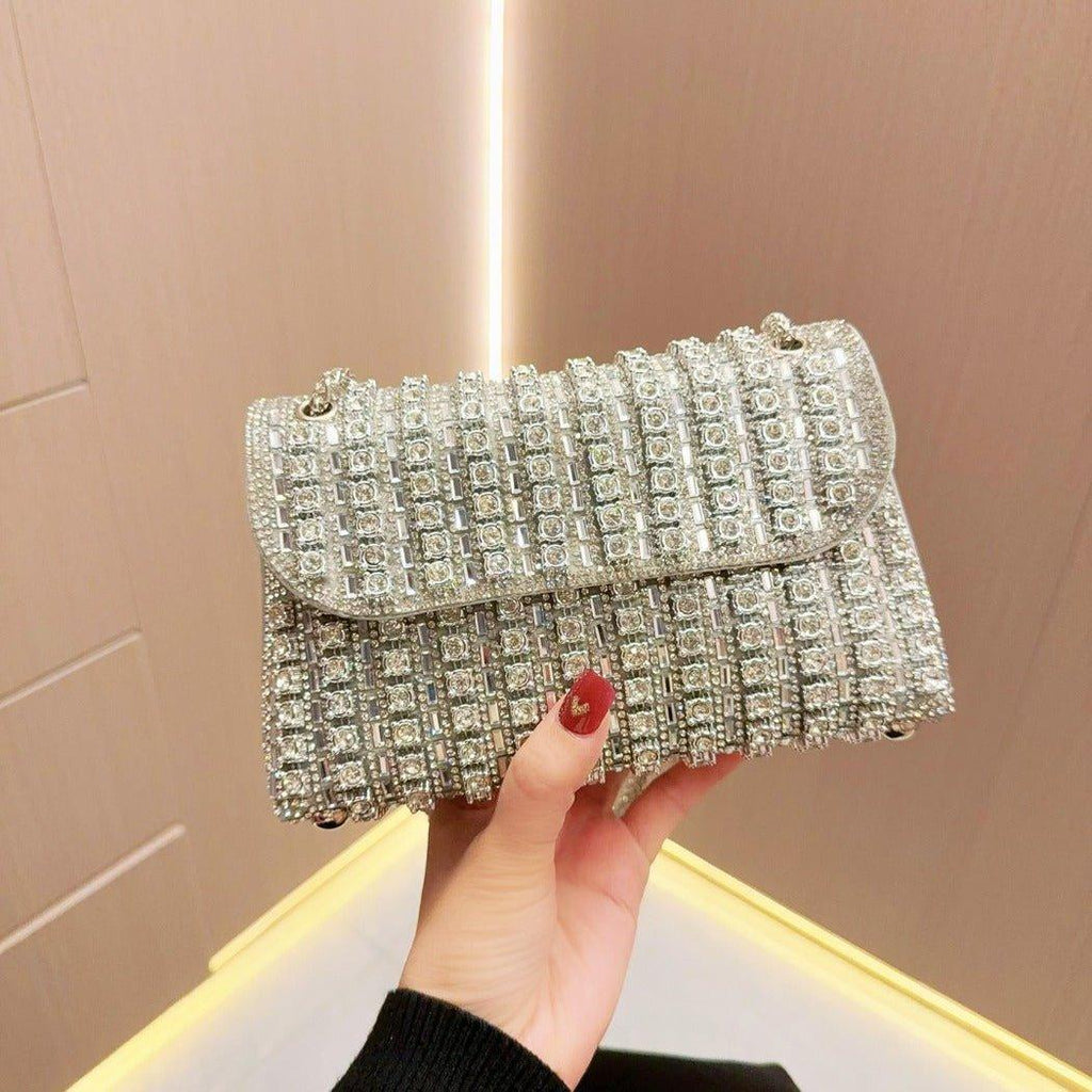 Mariam's Collection Mariam's Collection MAC148 Diamond Chain Evening Bag — main product shot