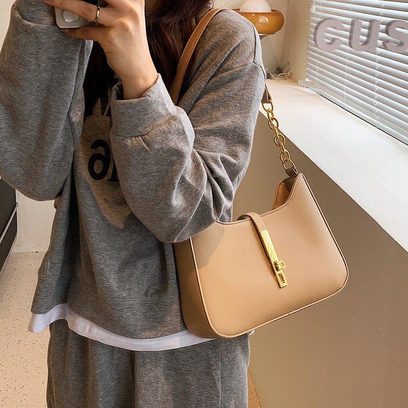 Mariam's Collection Mariam's Collection Stylish Shoulder Armpit Bag (MAC150) — Mariam's Collection branding close-up