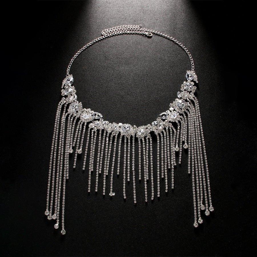 Mariam's Collection Mariam's Collection MAC152 Rhinestone Fringe Diamond Hair Accessories — product category context