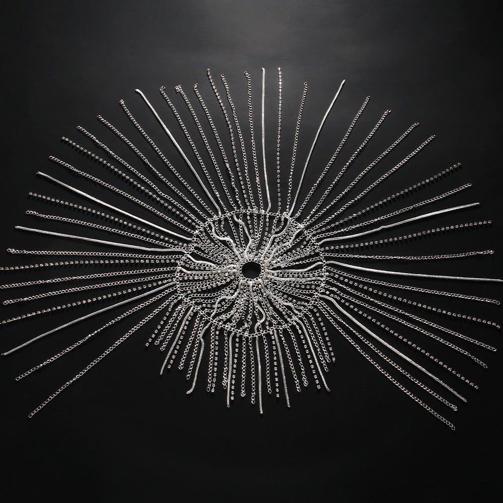 Mariam's Collection Mariam's Collection MAC153 High-end Tassel Rhinestone Hair Chain — product category context