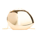 Mariam's Collection MAC160 Metal Acrylic Goose Egg Shoulder Crossbody Chain Cosmetic Bag — lifestyle worn / used context