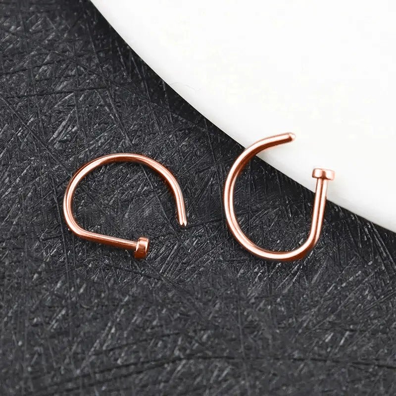 Mariam's Collection MAC167 D-Type Nose Ring — detail shot 6