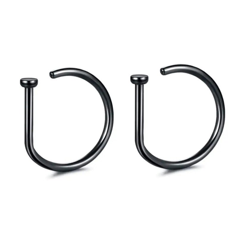 Mariam's Collection MAC167 D-Type Nose Ring — detail shot 7