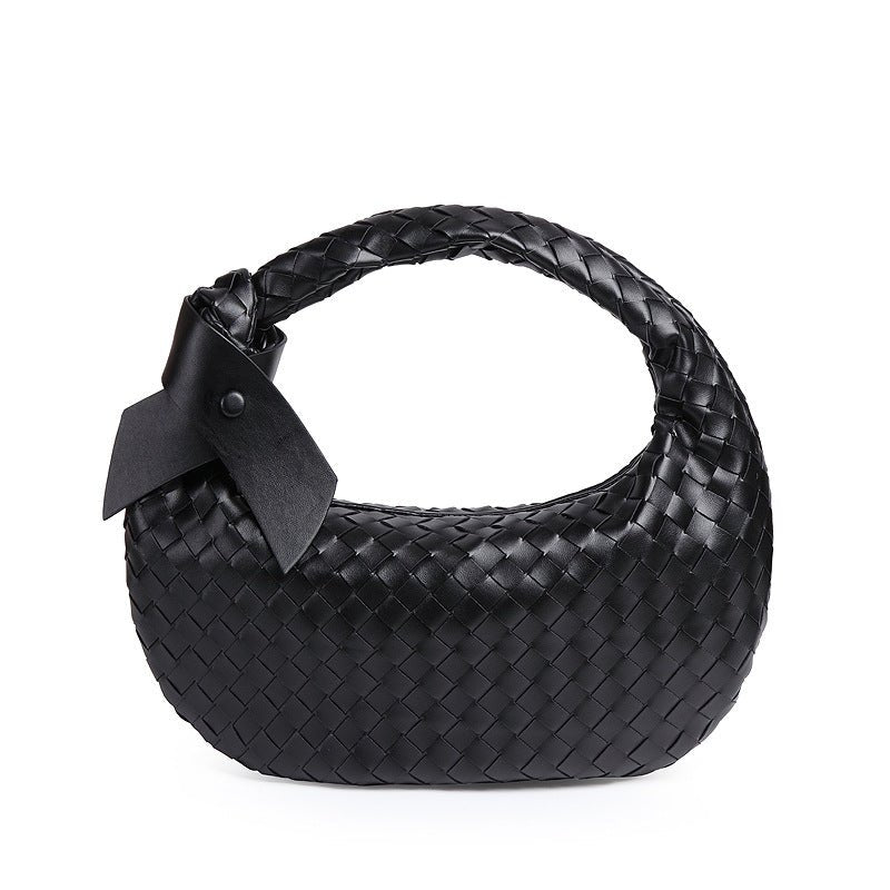 Mariam's Collection MAC168 Simple And Sstylish Woven Leather Handbag(No bow) — comparison shot