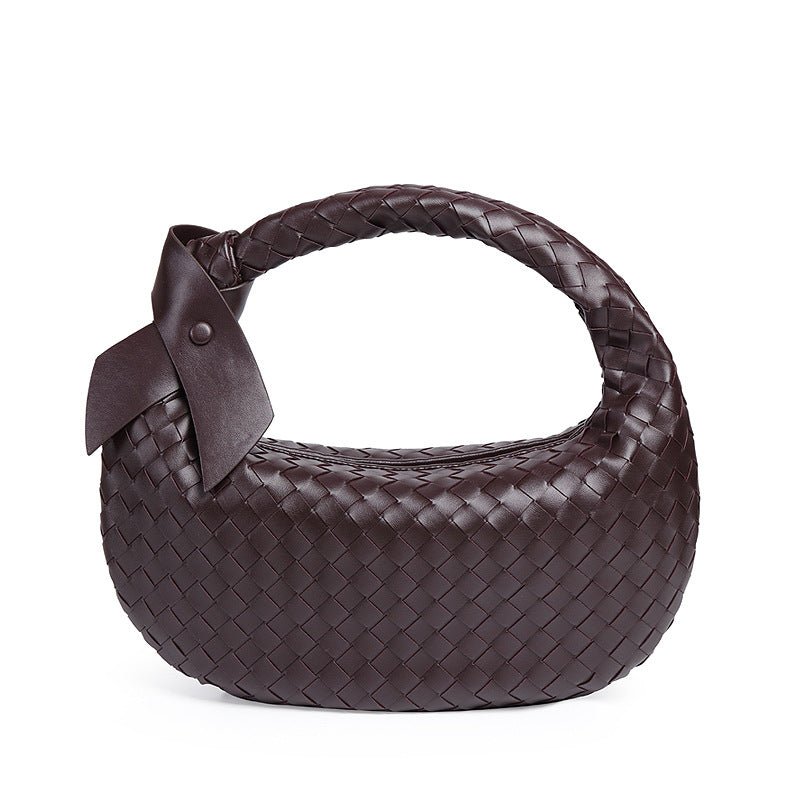 Mariam's Collection MAC168 Simple And Sstylish Woven Leather Handbag(No bow) — feature highlight
