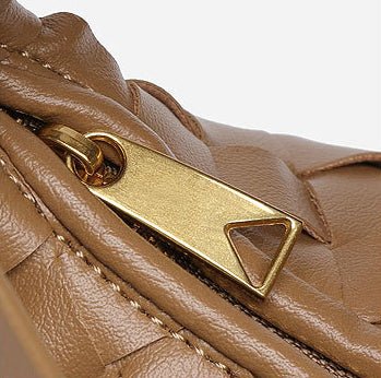 Mariam's Collection MAC168 Simple And Sstylish Woven Leather Handbag(No bow) — lifestyle worn / used context