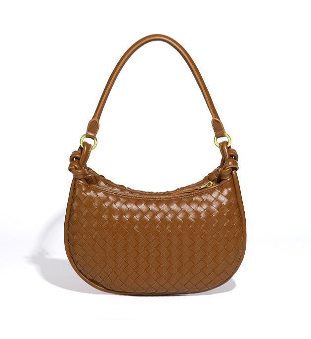 Mariam's Collection MAC177 Fashionable And Versatile Retro Woven High-end Shoulder Armpit Bag — detail shot 7