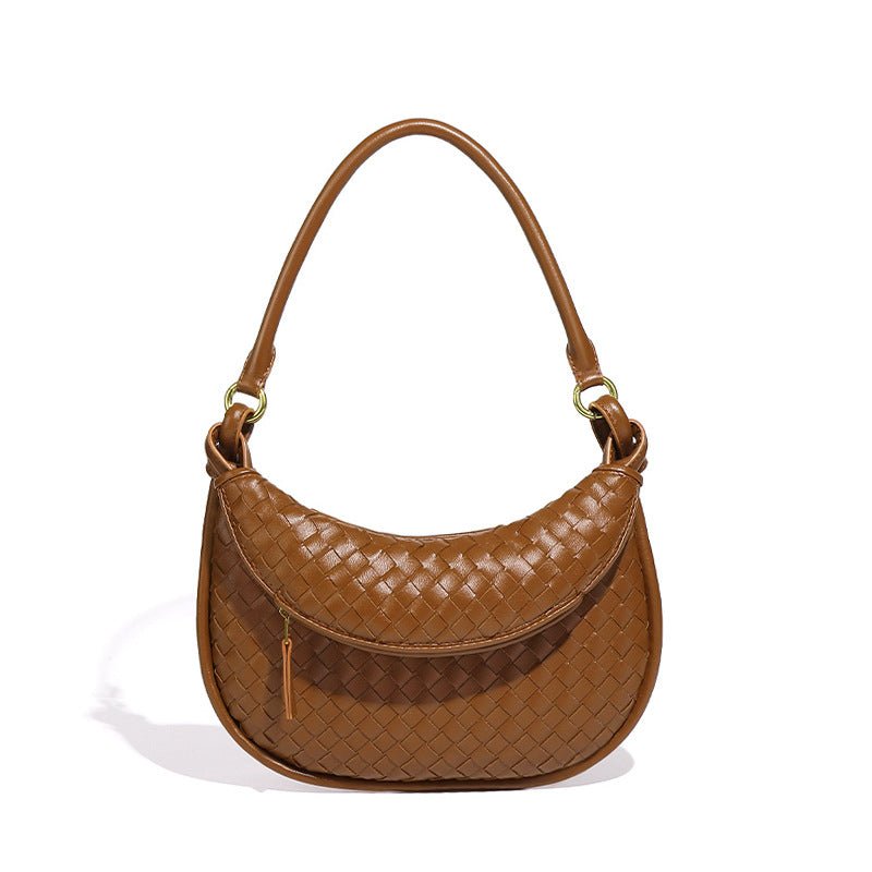 Mariam's Collection MAC177 Fashionable And Versatile Retro Woven High-end Shoulder Armpit Bag — product category context