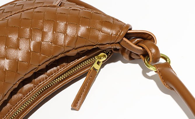 Mariam's Collection MAC177 Fashionable And Versatile Retro Woven High-end Shoulder Armpit Bag — detail shot 8