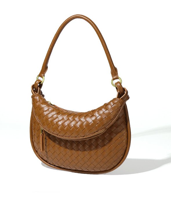 Mariam's Collection MAC177 Fashionable And Versatile Retro Woven High-end Shoulder Armpit Bag — detail shot 6