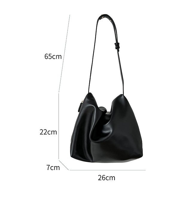 Mariam's Collection MAC180 High-End Pleated PU Leather All-Match Tote Bag — product category context