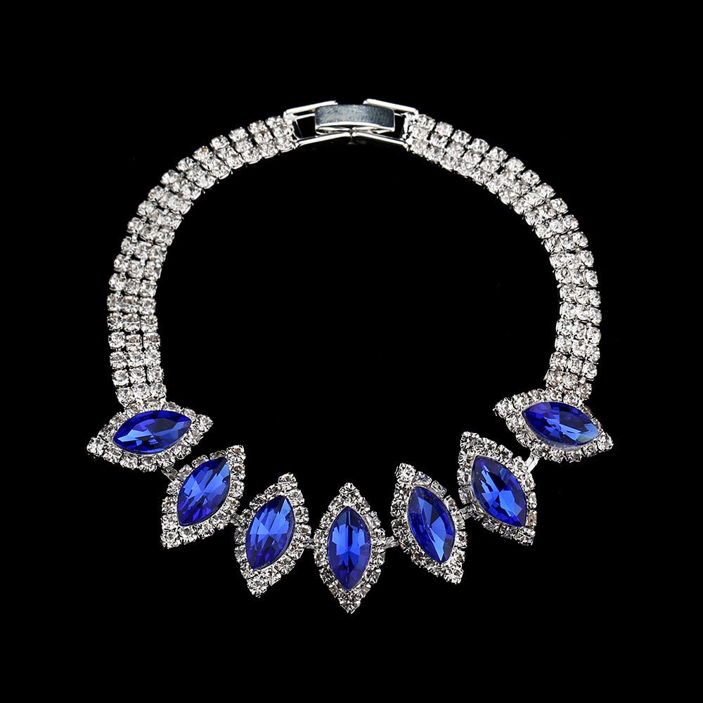 Mariam's Collection MAC181 Brilliant Full Diamond Zircon Drop Necklace And Earrings — packaging
