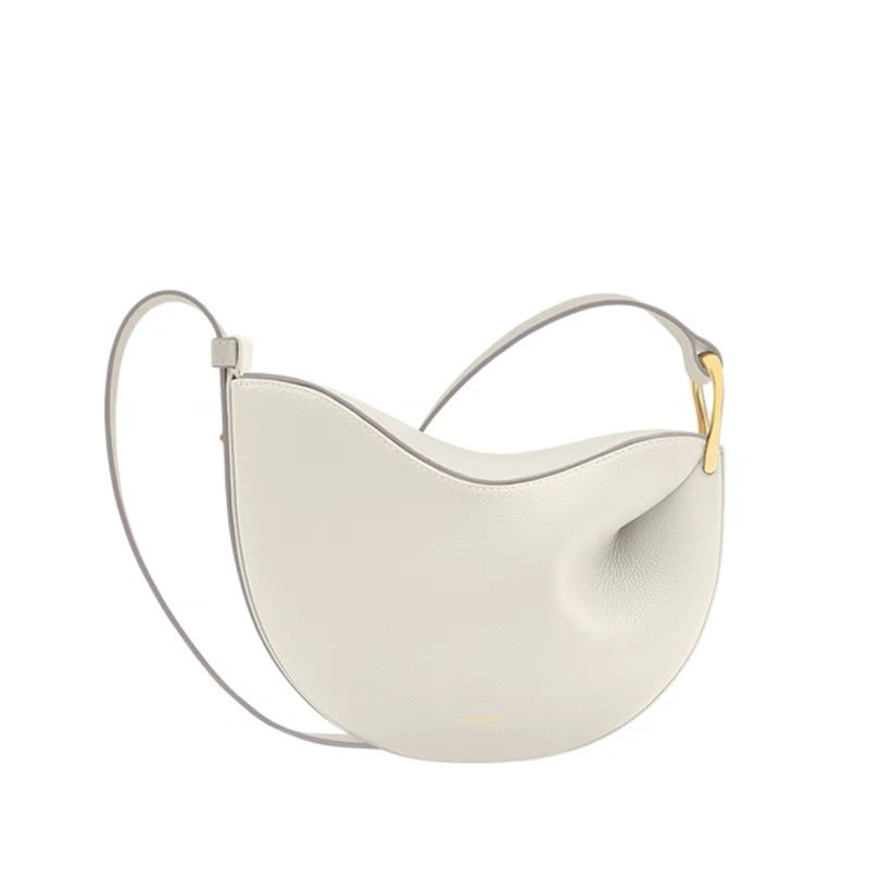 Mariam's Collection MAC182 Lychee Textured One-Shoulder Crossbody Saddle Bag — product category context