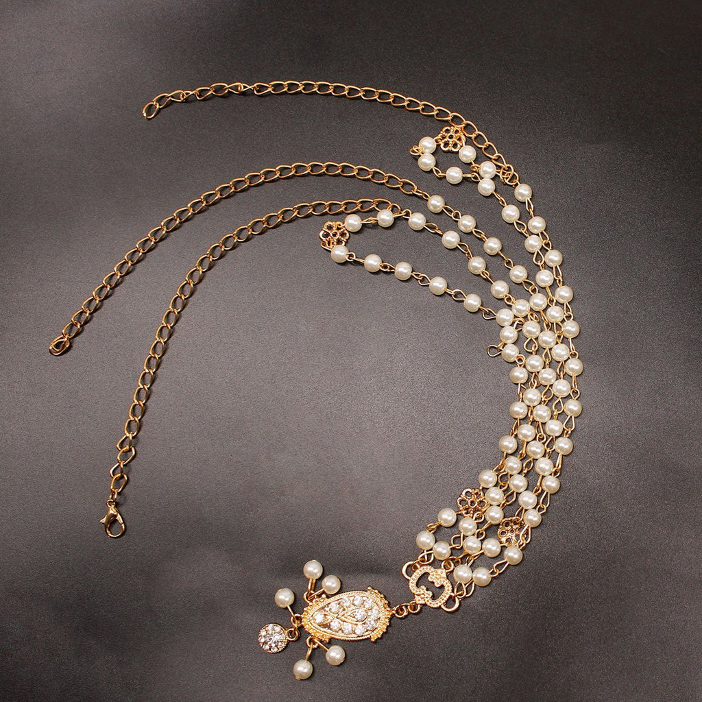 Mariam's Collection Mariam's Collection MAC189 Bohemian Rhinestone Tiara — construction detail