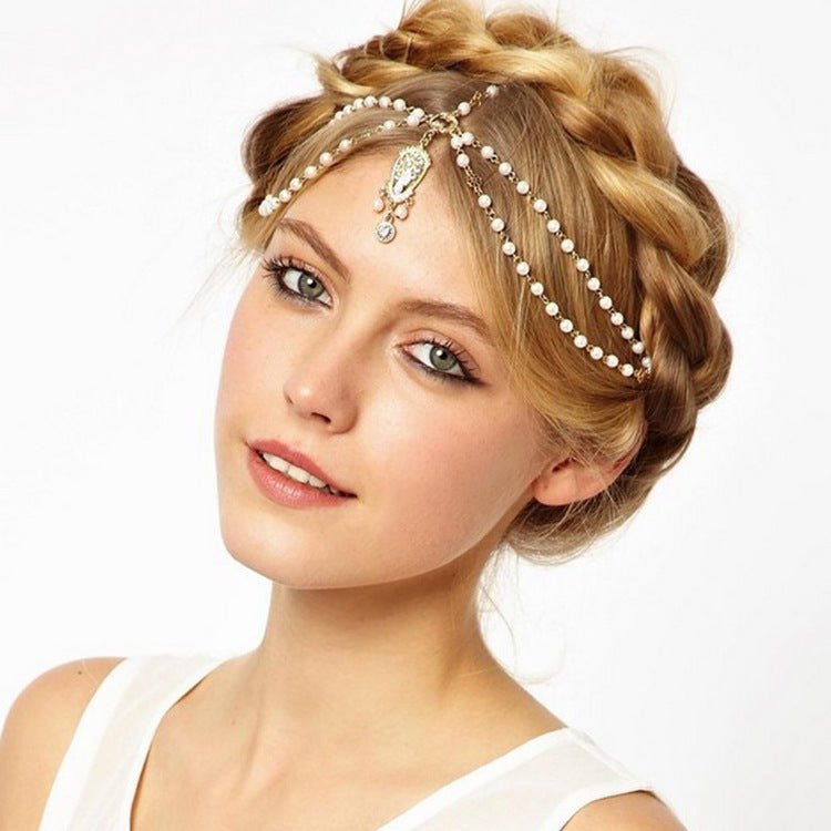 Mariam's Collection Mariam's Collection MAC189 Bohemian Rhinestone Tiara — main product shot