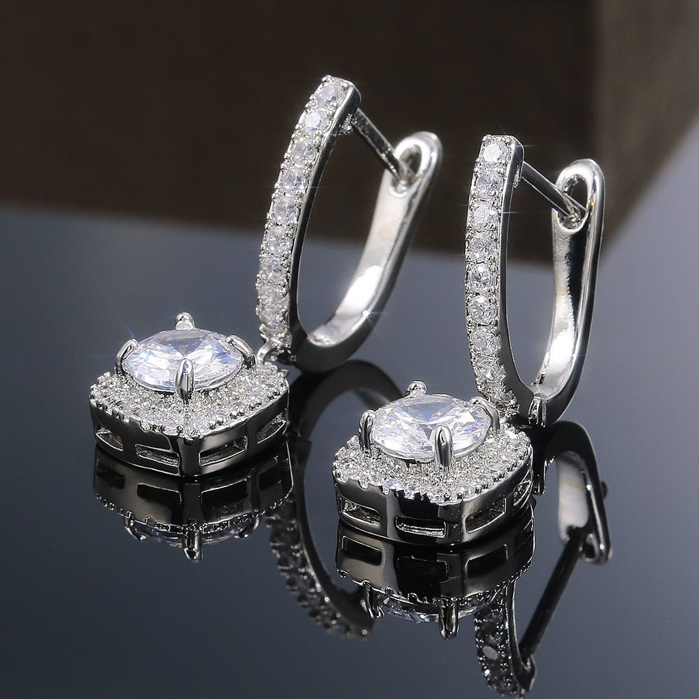 Mariam's Collection Mariam's Collection Micropaved Zirconia Versatile Earrings(MAC191) — feature highlight