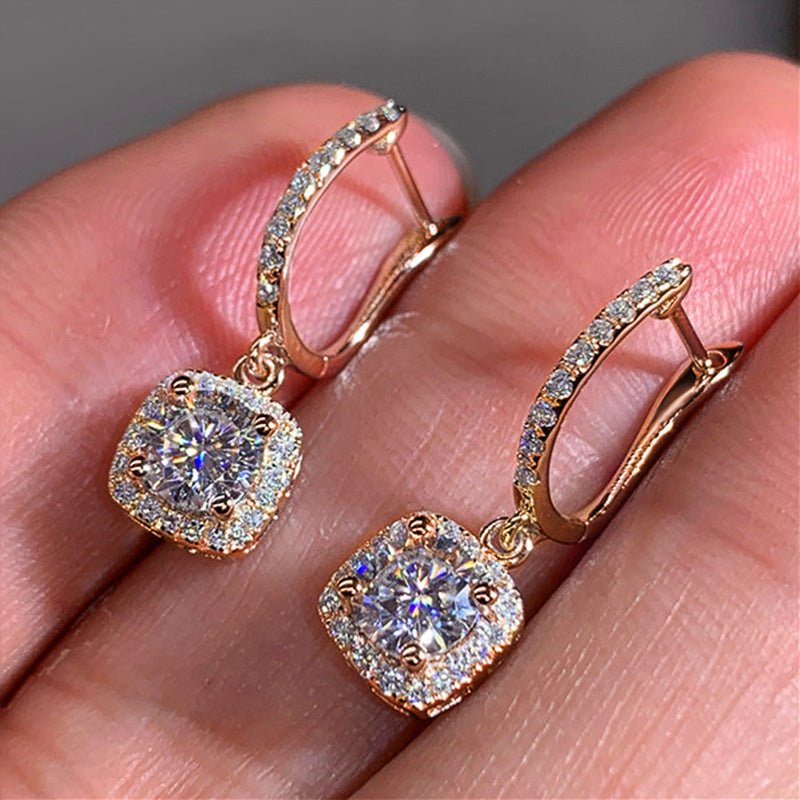Mariam's Collection Mariam's Collection Micropaved Zirconia Versatile Earrings(MAC191) — comparison shot
