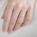 Mariam's Collection Mariam's Collection Luxurious Square Zirconia Ring(MAC196) — Mariam's Collection branding close-up