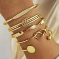 Mariam's Collection Mariam's Collection Retro Simple Mixed Open Bracelet(MAC202) — main product shot