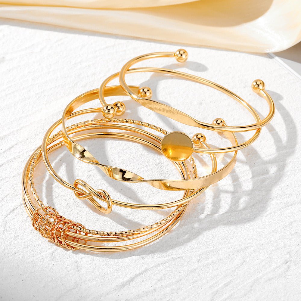 Mariam's Collection Mariam's Collection Retro Simple Mixed Open Bracelet(MAC202) — product category context