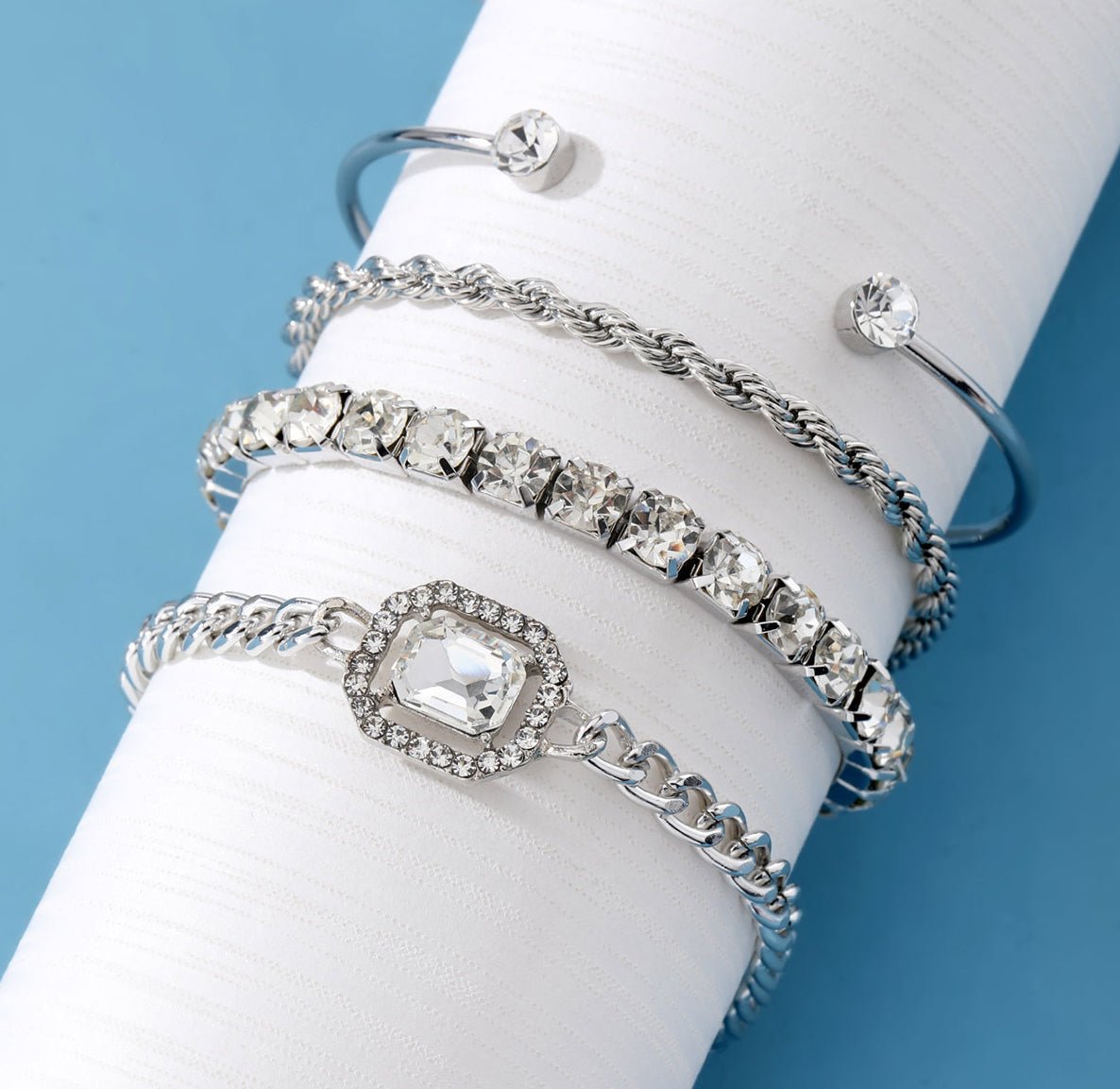 Mariam's Collection Retro Personalized Twist Bracelet Imitation Gemstone Bracelet(MAC203) — product category context