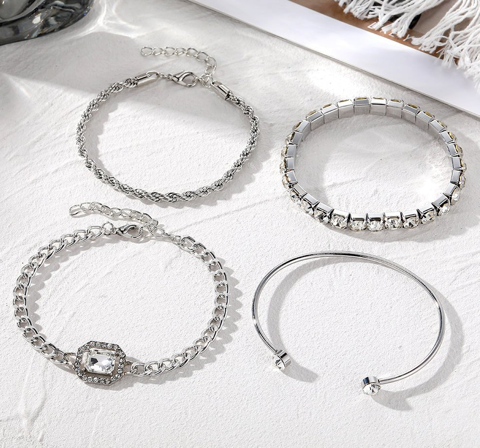Mariam's Collection Retro Personalized Twist Bracelet Imitation Gemstone Bracelet(MAC203) — Mariam's Collection branding close-up