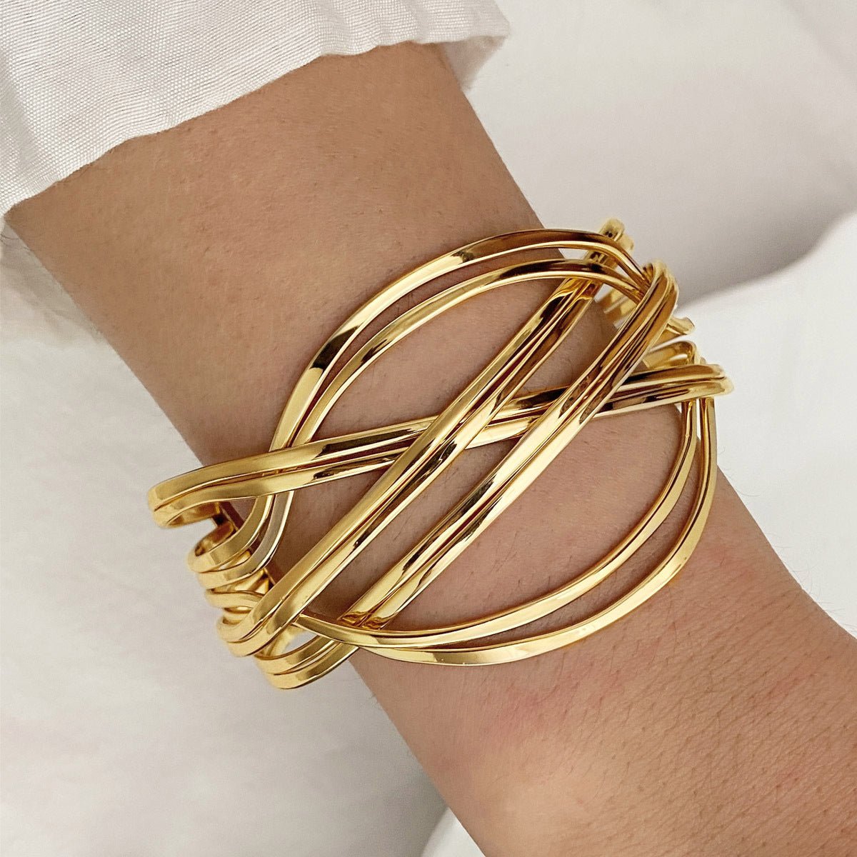 Mariam's Collection Bohemian Style Exaggerated Alloy Bracelet(MAC205) — detail shot 6