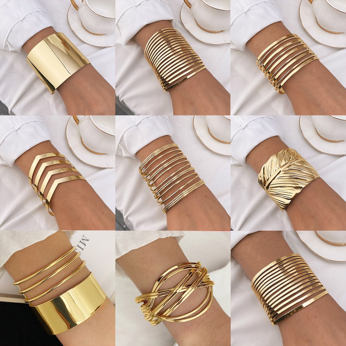 Mariam's Collection Bohemian Style Exaggerated Alloy Bracelet(MAC205) — main product shot