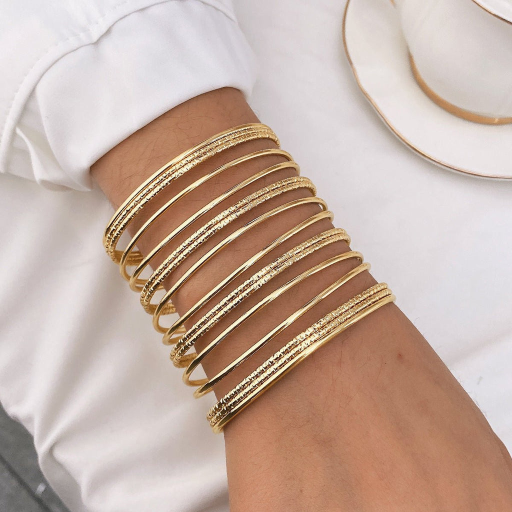 Mariam's Collection Bohemian Style Exaggerated Alloy Bracelet(MAC205) — detail shot 10