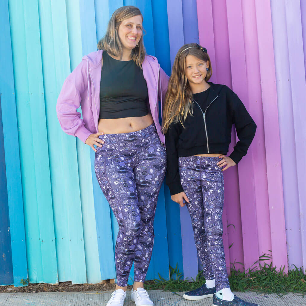 Princess Awesome & Boy Wonder "Witchful Thinking" Magic Leggings with Pockets — detail shot 6