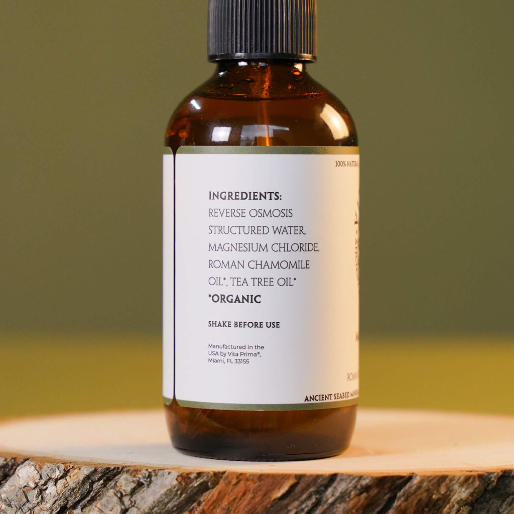 Vita Prima Magnesium Oil Spray — spray application demo
