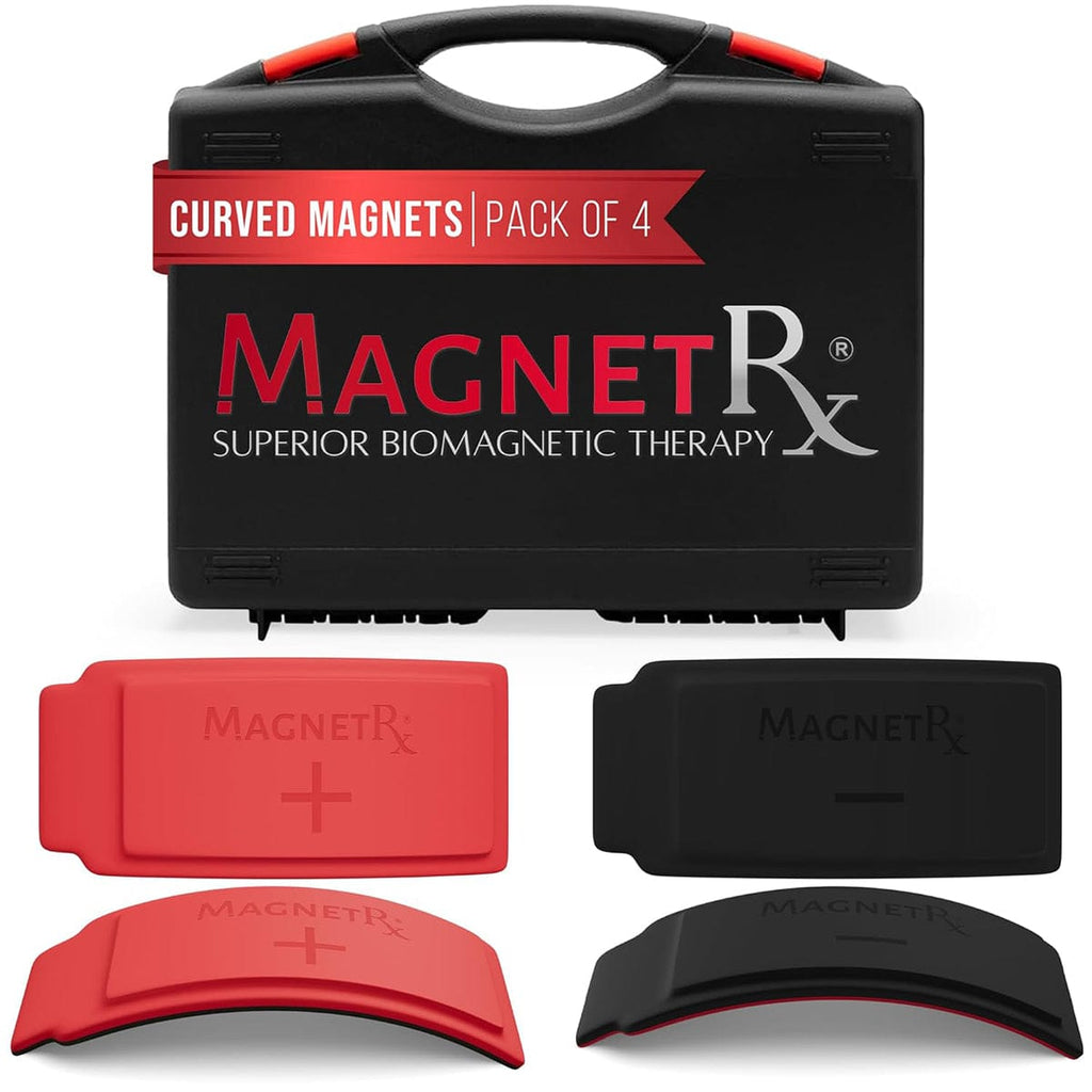 MagnetRX Biomagnetic Therapy Arc Magnets — Neodymium & Silicone (4 Curved Magnets) — detail shot 9