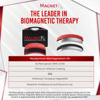 MagnetRX Biomagnetic Therapy Arc Magnets — Neodymium & Silicone (4 Curved Magnets) — detail shot 7