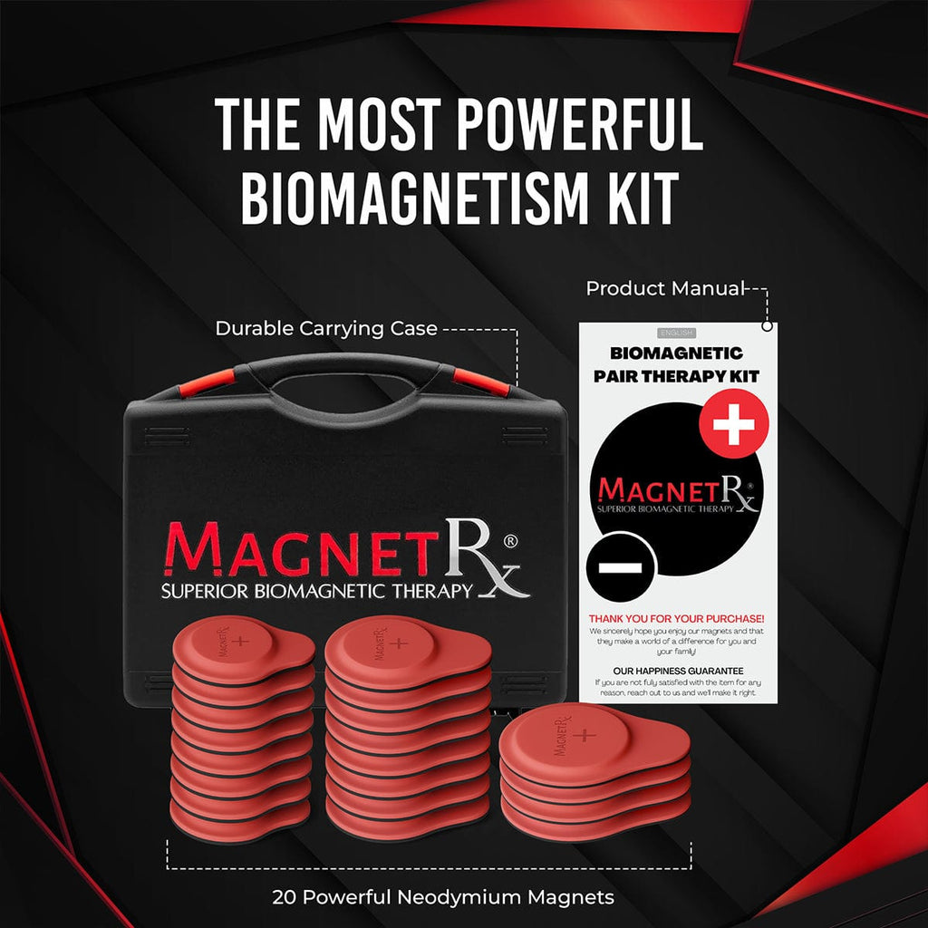 MagnetRX Biomagnetic Therapy Magnet Kit — Neodymium & Silicone (20 Mixed Units) — biomagnetic therapy category context
